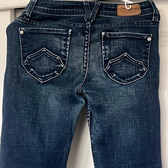 Denim of Virtue Dark Wash Straight Leg Denim Jeans Size 27 - Picture 1 of 9